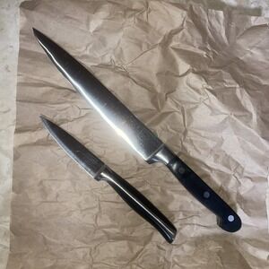 Chicago Cutlery 8" Chef's Knife And A Serrated  Pearing Knife